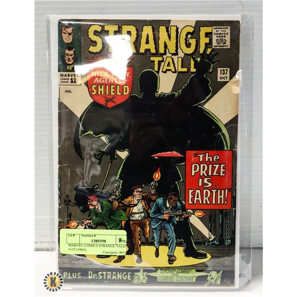 MARVEL COMICS STRANGE TALES #137 (1965)