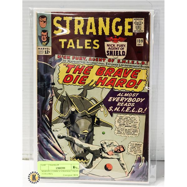 MARVEL COMICS STRANGE TALES #139 (1965)