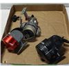 LOT OF 3 FISHING REELS WITH LINE