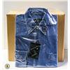 Image 1 : NEW MEN'S SHIRTS CASE OF 9 DENIM SIZE S