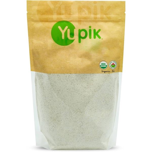 NEW 1KG YUPIK ORGANIC WHOLE BUCKWHEAT FLOUR