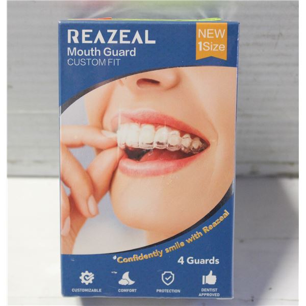 BOX OF 4 CUSTOMIZABLE MOUTH GUARDS