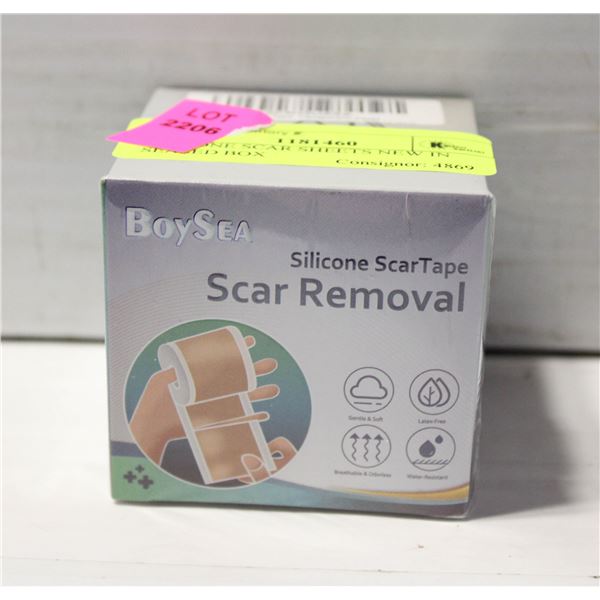 SILICONE SCAR SHEETS NEW IN SEALED BOX