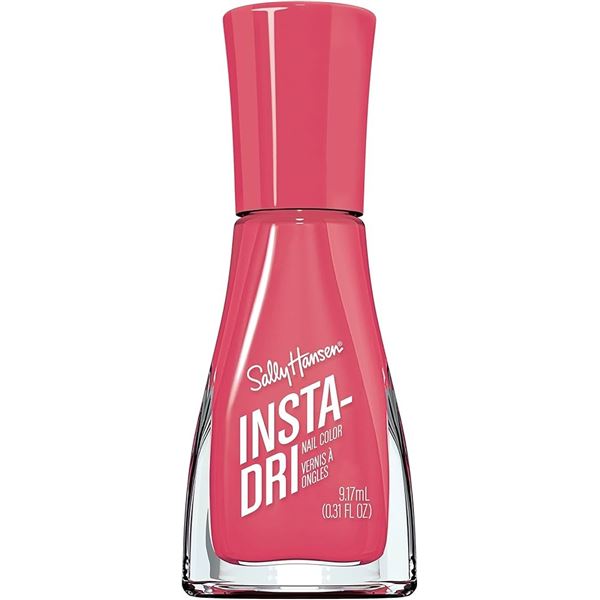 NEW 3 X 9.17ML SALLY HANSEN INSTA-DRI PINK