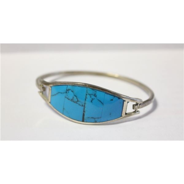 925 STERLING SILVER AND TURQOUISE BRACELET