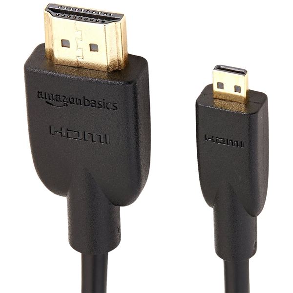 NEW AMAZON BASICS HIGH SPEED MICRO HDMI TO HDMI