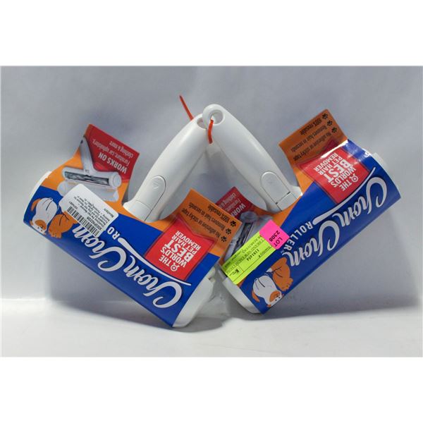 LOT OF 2 BRAND NEW CHOM CHOM PET HAIR REMOVERS