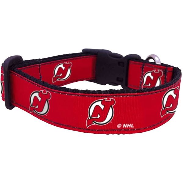 NEW HHL NEW JERSEY DEVILS DOGS COLLAR
