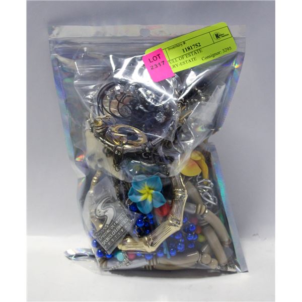 BAG FULL OF ESTATE JEWELRY-ESTATE