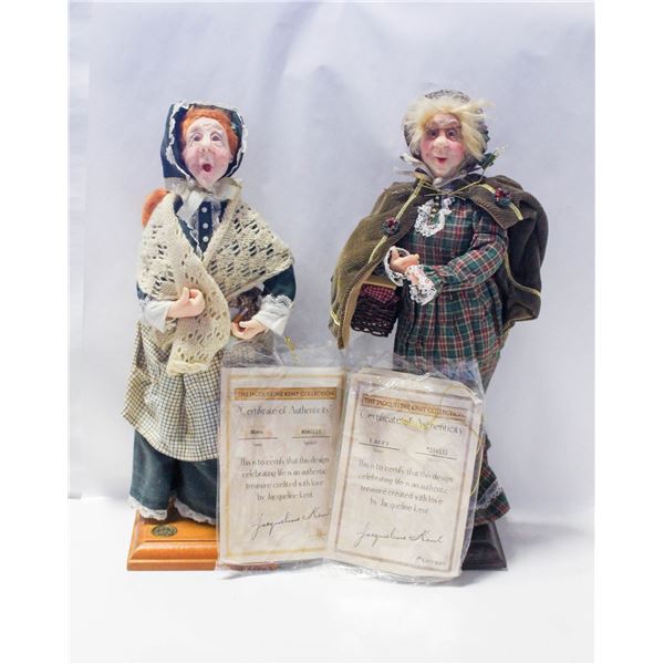 PAIR OF JACQUELINE KENT COLLECTORS DOLLS