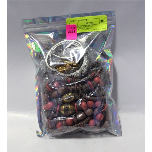 BAG FULL OF ESTATE JEWELRY-ESTATE