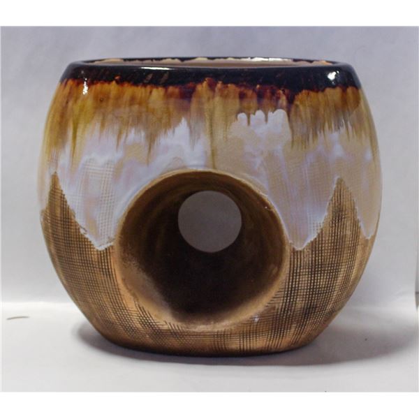 LARGE BROWN SHOWHOME VASE