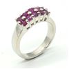 BZ1819-68 SILVER RUBY (0.9CT) RING