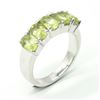 BZ1819-95 SILVER PERIDOT(2.25CT) RING