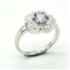 BZ1819-98 SILVER AMETHYST(1.4CT) RING
