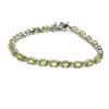 BZ1819-70 SILVER PERIDOT(8.5CT) BRACELET