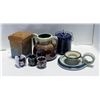 Image 1 : BOX OF POTTERY VASES AND MORE