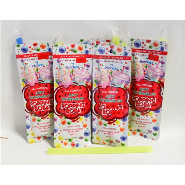 NEW JUICY WATERMELON POPPING BOBBA