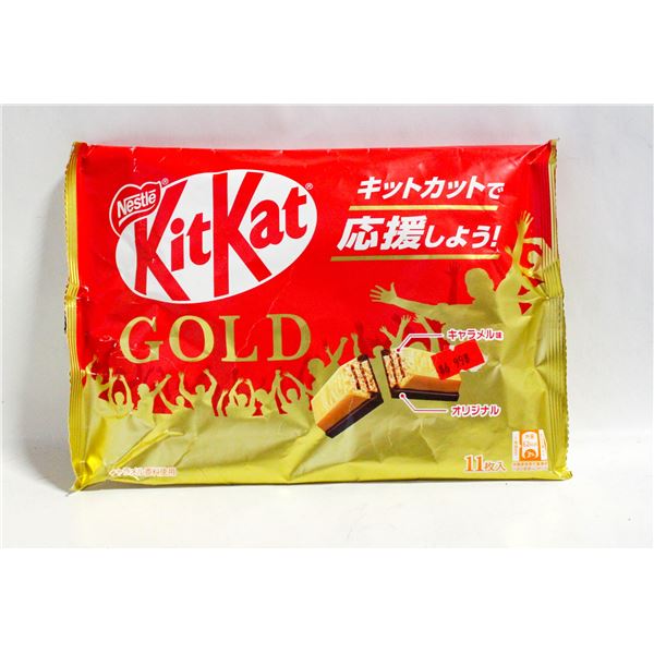 NEW NESTLE KITKAT GOLD MINI BARS - 11 IN PACK