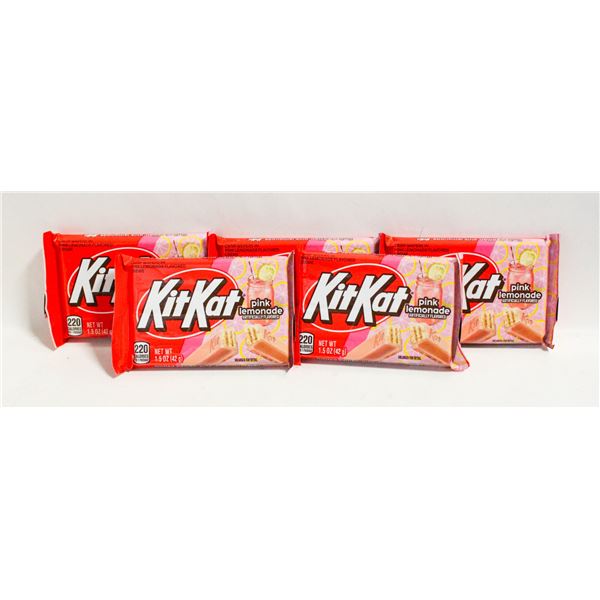 5 NEW NESTLE KITKAT PINK LEMONADE LIMITED EDITION