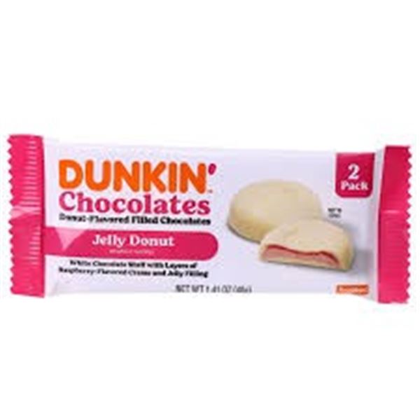 4 NEW BARS OF DUNKIN' CHOCOLATES DONUT FLAVORED