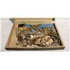 Image 1 : CIGAR BOX FULL OF ESTATE JEWELRY-ESTATE