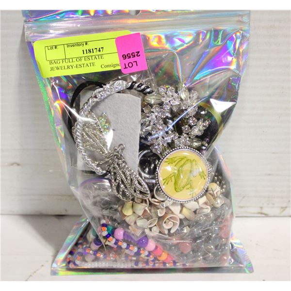 BAG FULL OF ESTATE JEWELRY-ESTATE