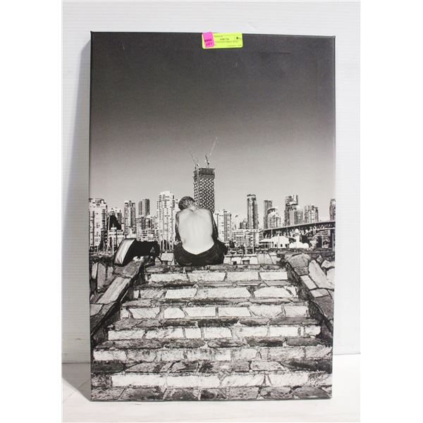 DEEP IN THOUGHT PRINT WALL HANGING