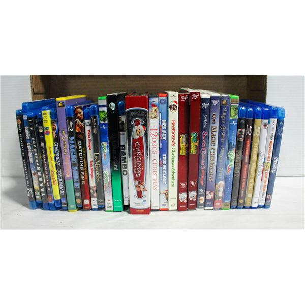 30 BLU RAY D.V.D'S ALL TOGETHER-ESTATE