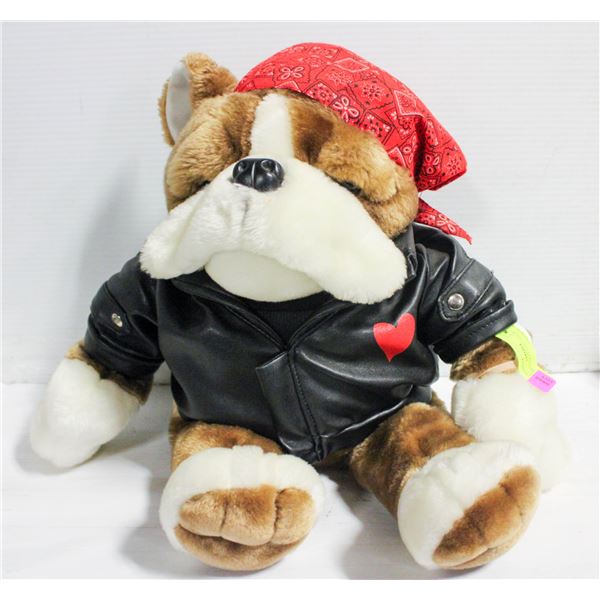 BIKER BULLDOG 12X15 INCH