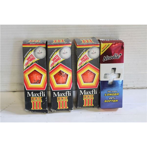 4 SLEEVES GOLF BALLS