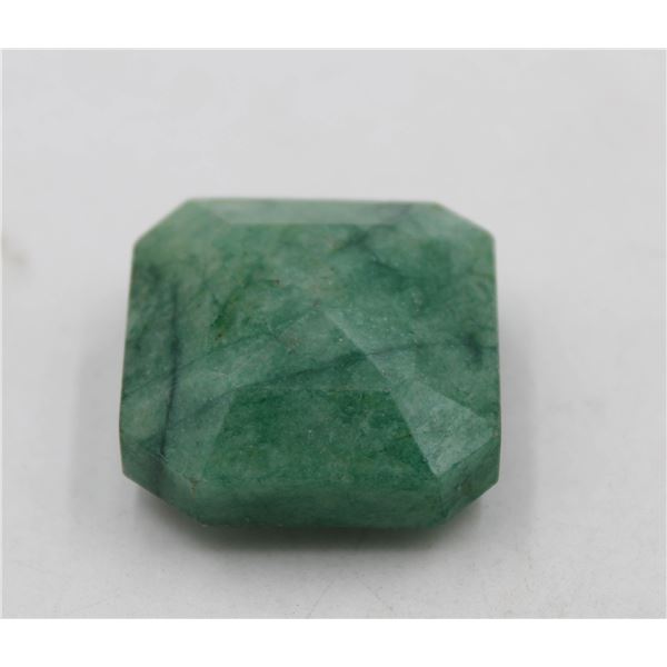 #71-NATURAL GREEN EMERALD GEMSTONE 149.00CT