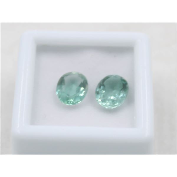 #234-NATURAL GREEN AMETHYST GEMSTONES  2.90 CT