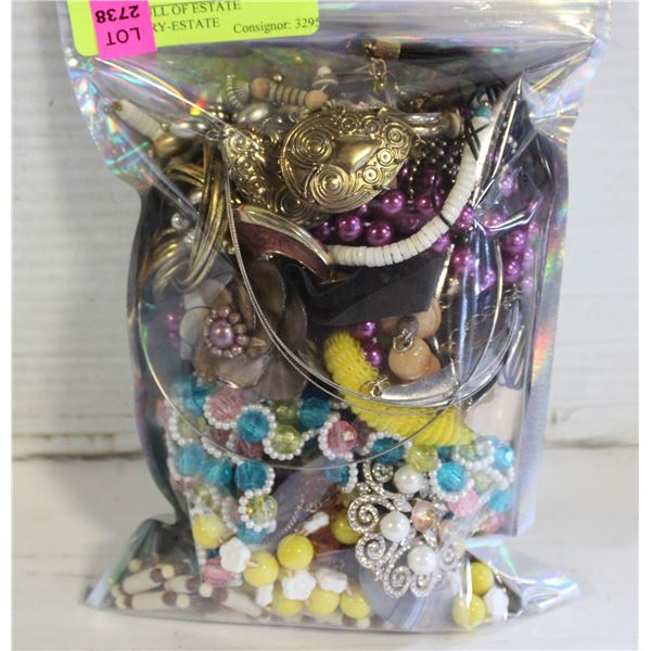 BAG FULL OF ESTATE JEWELRY-ESTATE