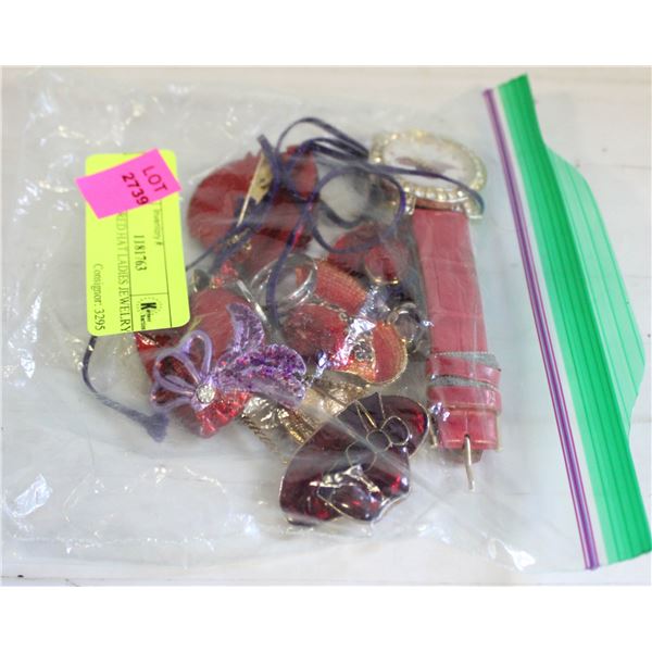 ESTATE RED HAT LADIES JEWELRY
