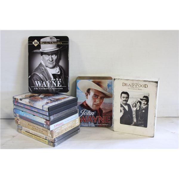WESTERN DVD LOTS SEALED INCLUDING JOHN