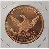 Image 2 : 6)  ONE OUNCE OF PURE FINE COPPER WITH A
