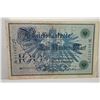 Image 2 : 1) FROM 1908 GERMANY 100 MARK BANKNOTE.