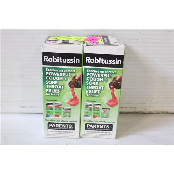 NEW SEALED ROBITUSSIN SEVERE COUGH &