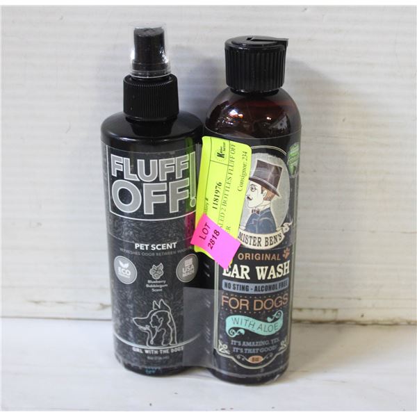 NEW SEALED 2 BOTTLES FLUFF OFF & MISTER