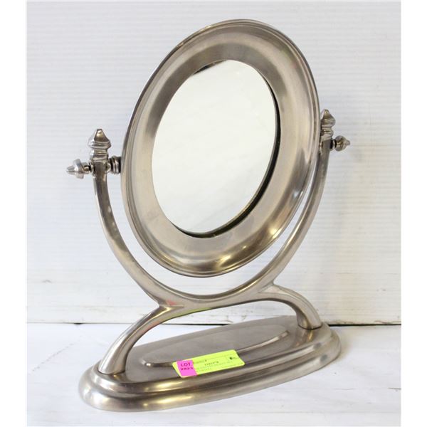 VINTAGE ESTATE HEAVY ALL SILVER SWIVEL