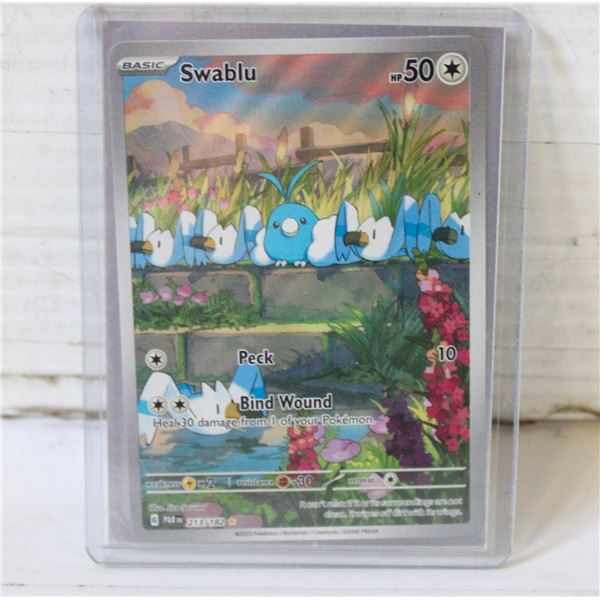 SWABLU FULL ART POKEMON CARD