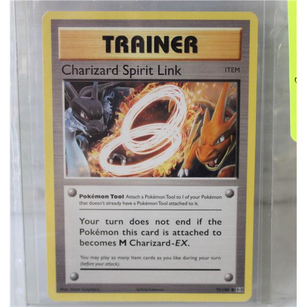 CHARIZARD SPIRIT LINK POKEMON CARD