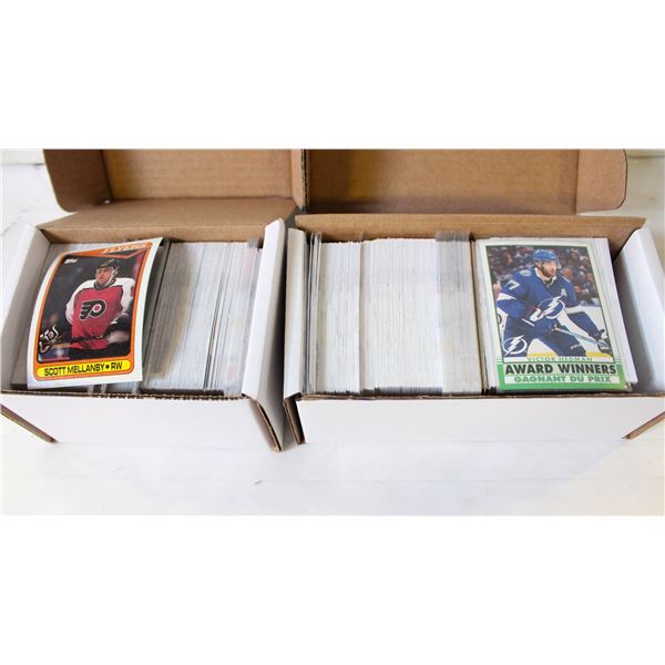 HOCKEY CARDS 2 WHITE BOXES