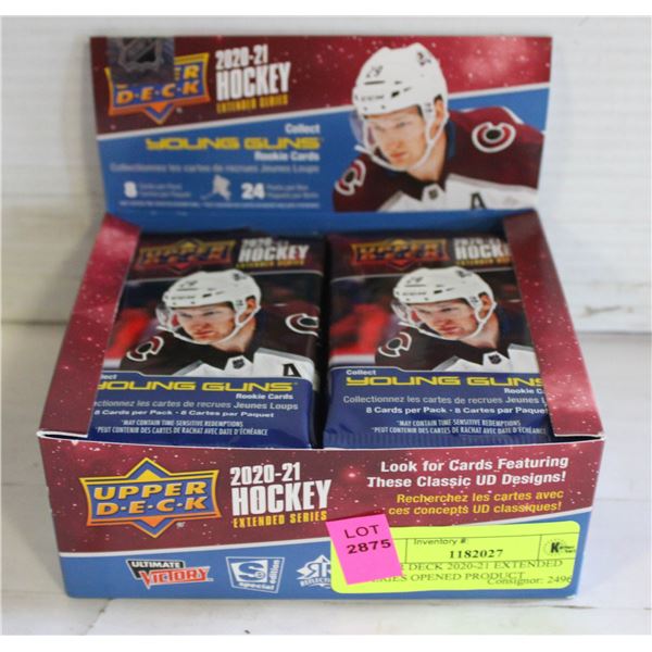 UPPER DECK 2020-21 EXTENDED SERIES OPENED PRODUCT