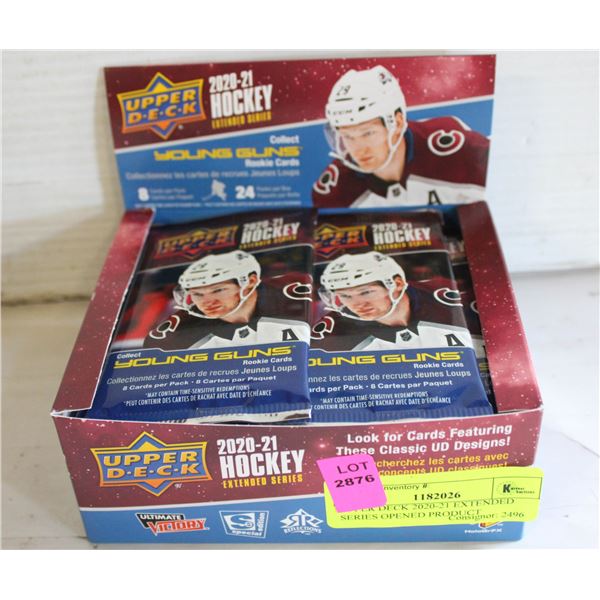 UPPER DECK 2020-21 EXTENDED SERIES OPENED PRODUCT