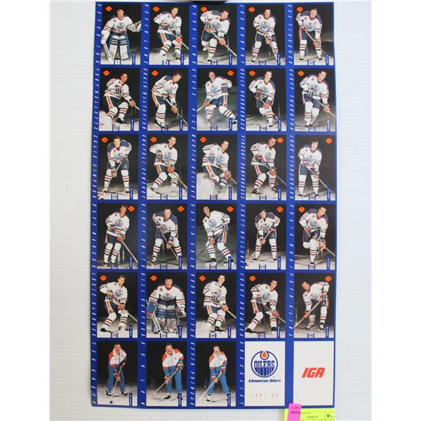 OILERS COLLECTORS EDITION #295 OF 750 UNCUT