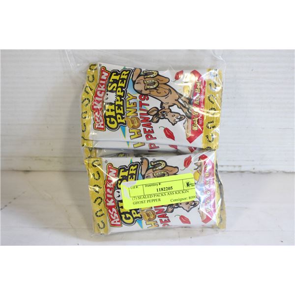 (7) SEALED PACKS ASS KICKIN GHOST PEPPER