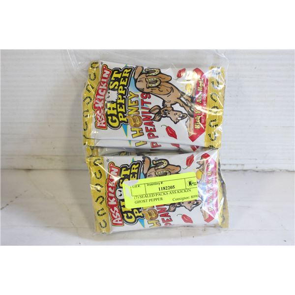 (7) SEALED PACKS ASS KICKIN GHOST PEPPER