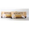 Image 1 : 2 NEW HERSHEY'S MILK CHOCOLATE WITH ALMOND BARS